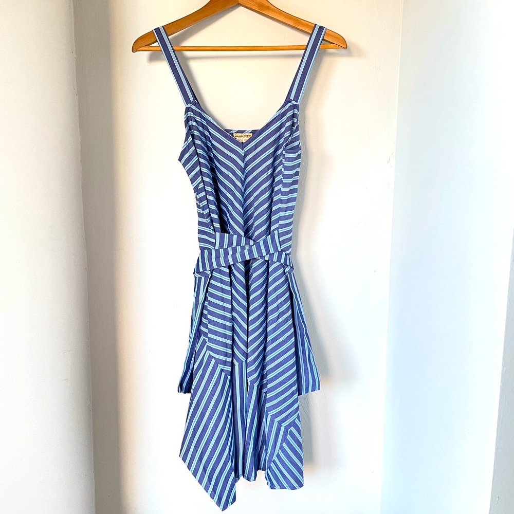 Anthropologie Holding Horses blue stripe dress, size XS/S